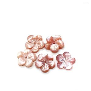 Pendentif Colliers Naturel Rose Shell Fleur 15mm Pour Faire Charme Femmes Charmant Collier Boucles D'oreilles DIY Mode Bijoux Accessoires