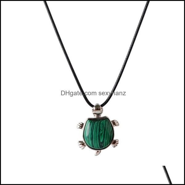 Pendentif Colliers Naturel Rouge Cornaline Tortue Cristal Femmes Charka Guérison Tortue Bijoux Collier 18 