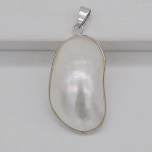 Hanger kettingen natuurlijke witte parelschaal mode sieraden voor vrouw cadeau s146