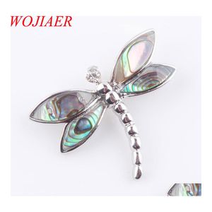 Hanger kettingen Natuurlijke Zeeland Dragonfly Hangers Paua Abalone Shell Pearl kralen Vriend Body Jewelary Gifts N3486 Drop Delivery J Dhiqi