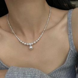 Collares colgantes collar cuentas hechas a mano joyería de cuello elegante cadena de clavícula regalo perfecto para hermana novia hija D0LC