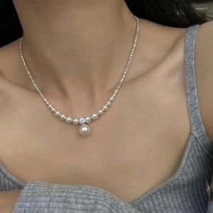 Pendentif Colliers Collier Perles À La Main Cou Bijoux Élégant Clavicule Chaîne Cadeau Parfait Pour Soeur Petite Amie Fille D0LC