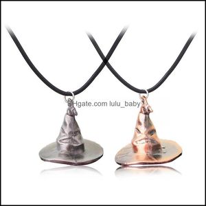 Colliers de pendentif Collier Chapeau magique pour les ventilateurs ACCESSOIRES COSPlay Collar Choker Cuir Drop Livraison Jewelry Pendants DHE1Q