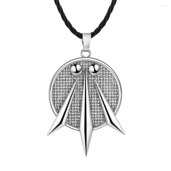 Collares colgantes Nedar Awen Los tres rayos de luz Talismán Collar Bardic Irish Wicca Witchy Amulet Vintage Viking Slavic Joyería masculina