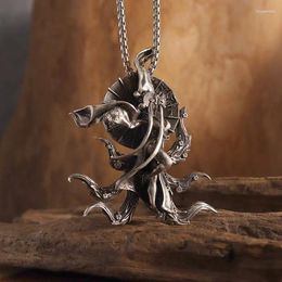 Hanger Kettingen Negen Tailed Fox Duivel Godin Ketting Rollenspel Cartoon Karakter Charm Sieraden Voor Mannen En Vrouwen Liefhebbers Gift