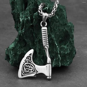 Pendentif Colliers Nordic Viking Phoenix Rune Titane Acier Amulette Hommes Hip Hop Street Fashion Collier Bijoux Cadeau Vente Directe