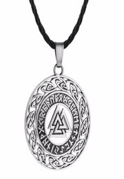 Pendentif Colliers Nostalgie Viking Valknut Scandinave Norse Runes Amulette Wicca Pagan Hommes Femmes Collier Bijoux De Mode6844805