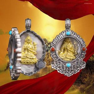 Pendentif Colliers Conception originale de NY du dieu gardien du zodiaque chinois Life Buddha Gawu Box Necklace Lovers