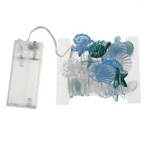 Hanger kettingen Ocean Lights LED Decoratieve snaar Zomerschaalverlichting Ketting Licht Post