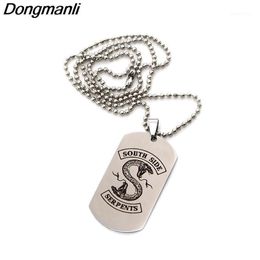 Pendentif Colliers P2226 Dongmanli Série TV Riverdale Collier En Acier Inoxydable Bijoux Inspirés De La Mode Pour Les Fans Laser Printing1245L