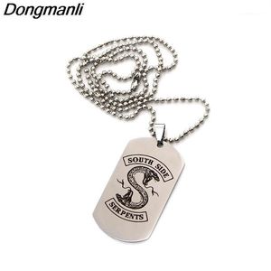 Colliers pendants P2226 Dongmanli TV Series Riverdale Collier en acier inoxydable Bijoux inspiré des fans Impression laser1293U