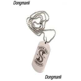 Pendentif Colliers P6 Dongmanli Série TV Riverdale Collier En Acier Inoxydable Bijoux Inspirés De La Mode Pour Les Fans Laser Drop Livraison Stylo Dhofe