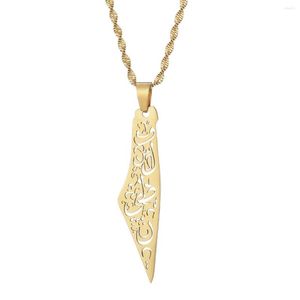 Pendentif Colliers Palestine En Arabe Collier Pour Hommes Femmes Africain Amulette Bijoux