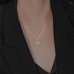 Colliers pendants Panjbj Silver Color Gold Cloud Collier Fome Girl Fashion Chinoiserie Beads Bijoux d'anniversaire Gift Drop