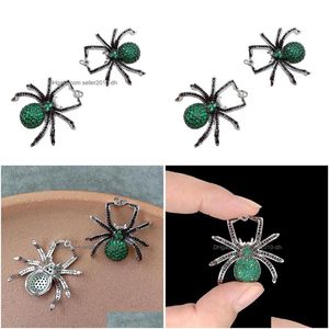 Hanger kettingen PCS 30x34 mm hoogwaardige messing kubieke zirkonia spider charms connectoren insecten diypendant drop levering sieraden dhgbd