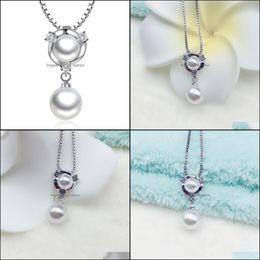 Pendentif Colliers Perles Imitation Sier Bijoux Plaqué Collier Drop Delivery 2021 Pendentifs Mjfashion Dhyrc
