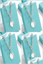 Pendentif Colliers Pendentif colliers pull chaîne Design marque clé coeur collier or Sier pour femmes bijoux cadeau livraison directe 29040211