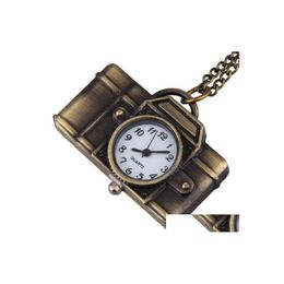 Pendentif Colliers Pendentifs Dessin Animé Caméra Chandail Chaîne Montre Collier Style Coréen Dh Drop Delivery Bijoux Dhhjz