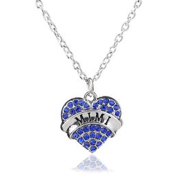 Colliers pendentifs pendentifs bijoux diamant pêche coeur mères jour cadeau famille fille sœur collier gouttes livraison 2021 oteos