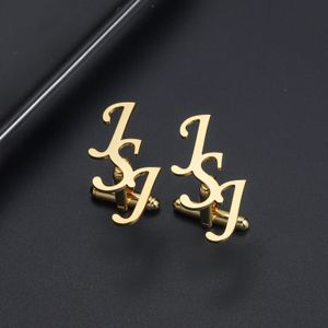 Boutons de manchette personnalisés avec nom de lettre, initiales personnalisées, boutons de manchette, cadeaux de mariage, chemise pour hommes, bijoux pour hommes, 231212