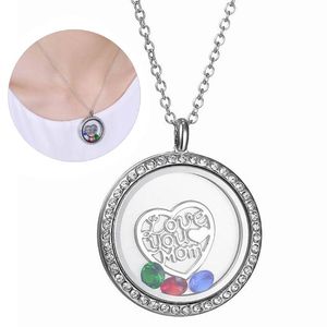 Pendentif colliers Po cadres collier bijoux Love You maman lettre pour femmes fête des mères cadeau mode 2021