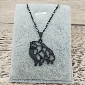 Pendentif Colliers Poméranie Collier Style Tendance Femmes Mode Pet Chien Bijoux