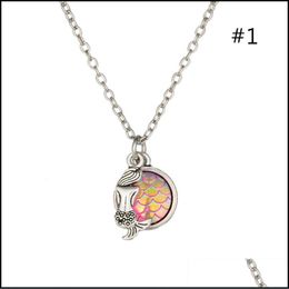 Pendentif Colliers Joli Collier Shimmery Ras Du Cou Pour Femmes Filles Bijoux De Fête Rêve Romantique Longue Chaîne Drop Livraison Pendentifs DH1JO