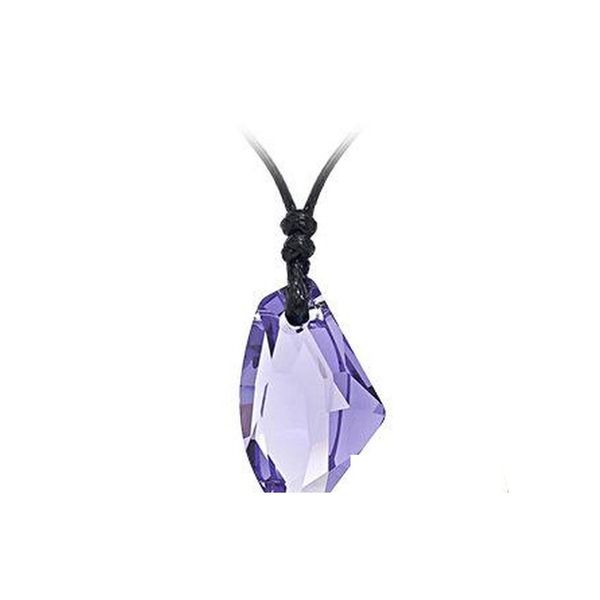 Pendentif Colliers Jolies Femmes Hommes 18K Or GP Élément Cristal Loup Dent Noir Collier Drop Livraison Bijoux Pendentifs Dhfvo