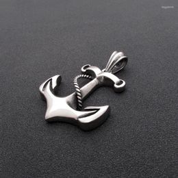 Hanger kettingen punk 316L roestvrij staal zilveren kleur marine anker zee sieraden voor cadeau