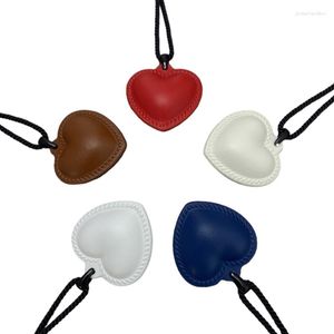 Colliers pendentifs R2LE Loves Clavicule Chaîne Tempérament Simple Réglable Noir Corde Collier