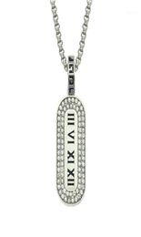 Colliers de pendentif Collier de lettre de la chaîne cubaine hip hop entièrement glacée 28inch13100569