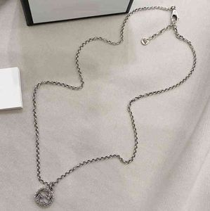 Hanger kettingen s925 zilveren in elkaar grijpende ketting gepersonaliseerde modepaar ketting voor vriendin exclusief ontwerp juweel