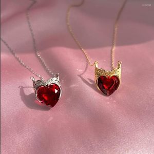 Hanger Kettingen Scarlet Witch Crown Ketting Voor Vrouwen Meisje Mode Geek Sieraden Accessoires Verzilverd Geïnspireerd Cadeau Haar