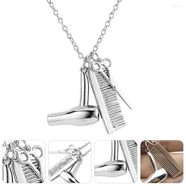 Colliers pendants ciseaux Collier Collier Coilliste Sweater Chaîne Teasing Cavicle Metal Barber Hip Hop