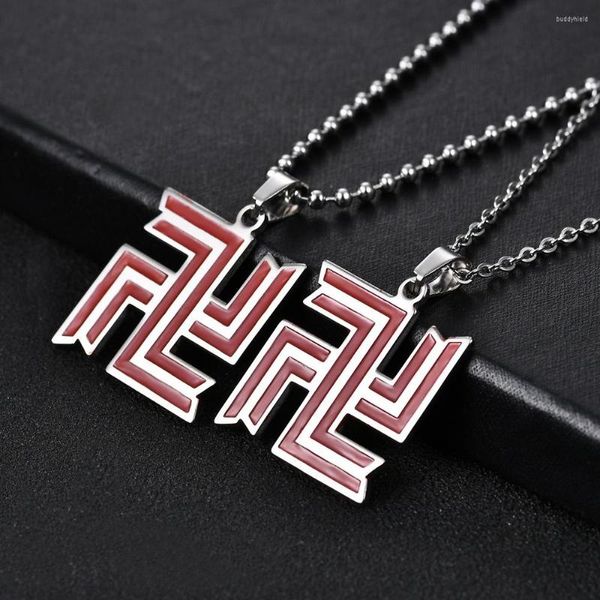 Pendentif Colliers Vente Anime Tokyo Revengers Collier Perles Lien Chaîne Alliage Porte-clés Charmant Cosplay Bijoux Pour Hommes En Gros