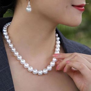Collares colgantes imitación de perlas collar de perlas