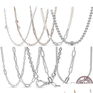 Hanger Kettingen Sier Fit Ketting Hart Dames Mode-sieraden Prachtige ketting Link Me-serie Drop Delivery Hangers Dhmnh
