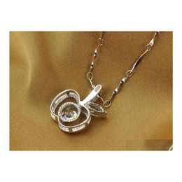 Pendentif Colliers Sier Pendentifs pour Apple Collier Strass Chunky Acrylique Chaîne Hjewelry Drop Livraison Bijoux Dhhvd