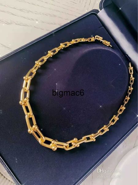 Argent 18 carats plaqué or pendentif bracelet collier changement progressif bague mode tiffonyismes bijoux chaîne de créateur femmes hommes bracelets fête