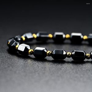 Pendentif Colliers Simple Classique Magnétique Hématite Perles Collier Pour Femmes Hommes Noir Thérapie Soins Bijoux Cadeau