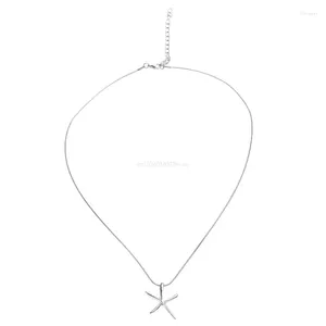 Hanger Kettingen Eenvoudige Ketting Vrouwelijke Niche Geavanceerde Textuur Ontwerp Dagelijks All-matched Sleutelbeenketting Stalen Sieraden Dropship