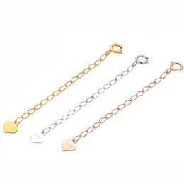 Hanger Kettingen Sinya Sieraden DIY Vinden 18k Au750 Goud Verlengde Kettingen 3.5cm 5.5cm Lengte Ketting Armband Extender met Tag 230607