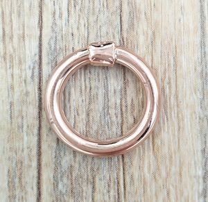 Hangertjeskettingen Kleine Rose Vermeil Zilveren Hold Ring Authentiek 925 Andy Jewel 8123445602163382