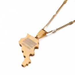 Pendentif Colliers En Acier Inoxydable Arménie Carte Collier Pays Cartes Arméniens Chaîne Bijoux