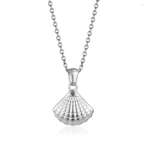 Pendentif Colliers En Acier Inoxydable Mode Shell Collier Femmes Dames D'été Plage Jewerly Cadeau