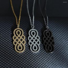 Colliers pendants en acier inoxydable Infinity Symbole Style Collier Chaîne Collier Fashion For Women Men Bijoux Friends Cadeaux