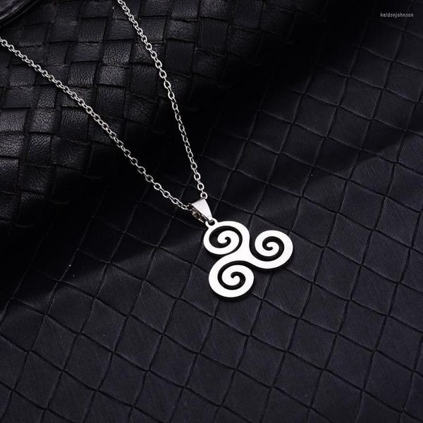 Pendentif Colliers En Acier Inoxydable Teen Of Wolf Symbole Collier Hommes Femmes Haute Poli Jamais Fade Anti-Allergy Link Chain Pendentifs Cadeau