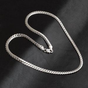 Collares colgantes Verano 925 Plata esterlina Moda Joyería fina para hombres 5 mm 20 pies 50 cm Cristal de Swarovskis Necklace2910