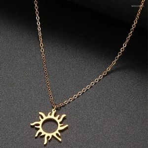 Colliers pendentif collier soleil cadeau de Noël pour enseignant