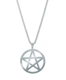 Colliers pendants Collier de pentagramme étoile surnaturel